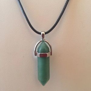 Jade Bullet Necklace